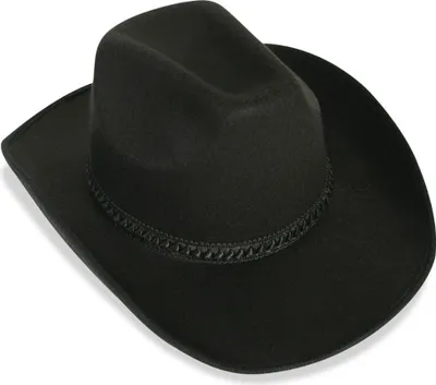 Produktbild von Klassischer Cowboy Hut schwarz