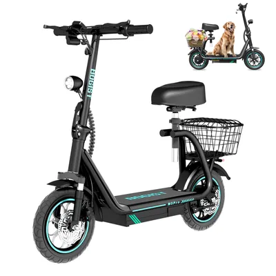 Produktbild von M5 Pro Elektroroller, Elektro-Roller für Erwachsene, 48V 11Ah Elektroroller mit LED-Licht, 12 Zoll Luftreifen