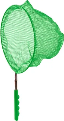 Produktbild von Teichkescher Laubkescher Ø20cm Teleskopkescher Kescher Teich 85cm Fischkescher, Farbe:grün
