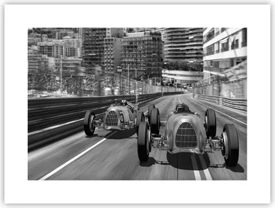 Produktbild von Poster - Poster ohne Rahmen - Formel 1 Retro - 40x30 cm - Wand Bild - Wanddeko - Wandbilder - Kunstposter - Wandposter - Bilder - Kunstdruck - Wanddekoration - Wandbild - P2XAA40x30-4843