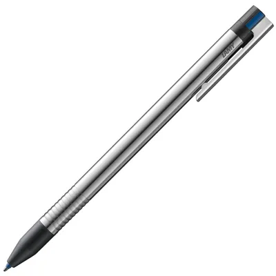 Produktbild von LAMY Kugelschreiber mehrfarbig aus Edelstahl Sichtwahlmechanik mit Kugelschreiberminen LAMY M 21 in schwarz blau rot