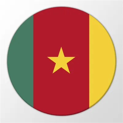Produktbild von Huuraa Magnet Kamerum Flagge Geschenk Kühlschrankmagnet 59mm Kühlschrankmagnet Flaschenöffner Kamerum Flagge Präsent
