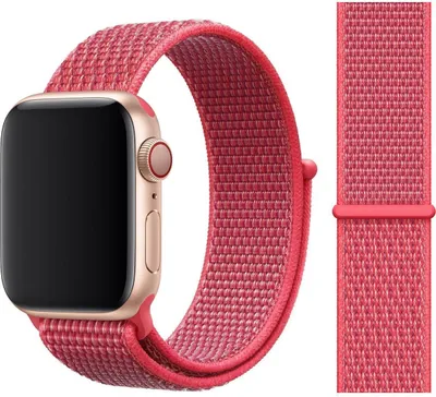 Produktbild von Original Apple Sport Loop Armband 38/40/41mm MTLY2ZM/A Hibiscus