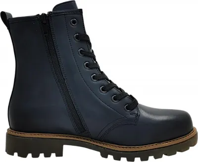 Imagen del producto de Remonte: Botas de cordones con cremallera para mujer, color negro, para uso casual