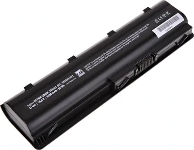Produktbild von T6 Power Akku für Hewlett Packard Pavilion dv6z-3000 serie, Li-Ion, 10,8 V, 5200 mAh (56 Wh), schwarz