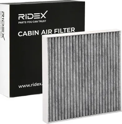 Produktbild von RIDEX 424I0211 Innenraumfilter Pollenfilter für SMART FORTWO Coupe (451) Aktivkohle