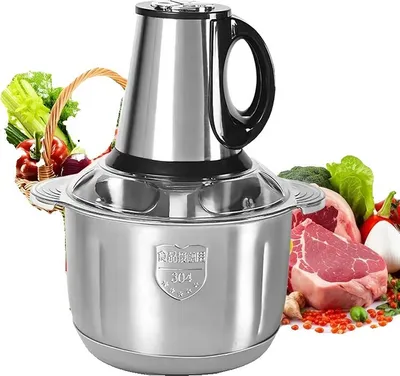 Obrázok produktu pre Elektrický mlynček na mäso, kapacita 5 l, konštrukcia z nehrdzavejúcej ocele, 5 l, 220 V-a