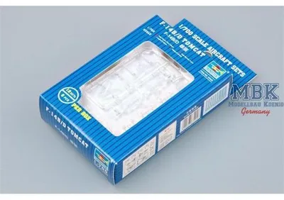 Imagen del producto de Trumpeter, modelo a escala 1:700 del avión F-14B/D Tomcat, referencia 03425