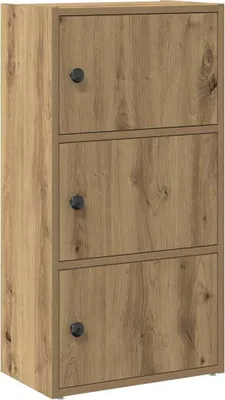 Obrázek produktu pro vidaXL Artisan dubová knihovna 40x24x77 cm materiál na bázi dřeva