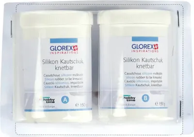 Produktbild von Silikon Kautschuk Formbaumasse knetbar 2x 150 g