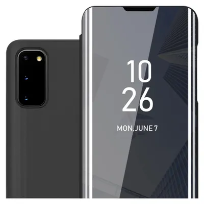 A close-up view of a smartphone with a protective case, showing the time and date on the screen.