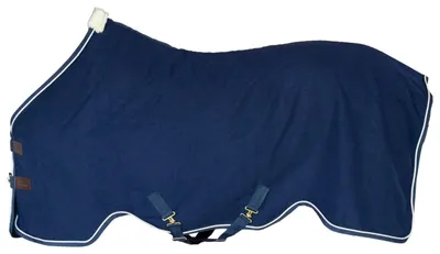 Immagine prodotto di Kentucky Horsewear Abschwitzdecke Pile Vegan Wool Decke Navy 6'3 (140cm)