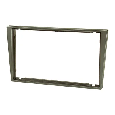 Produktbild von Doppel DIN Radioblende kompatibel mit Opel Corsa C Combo Omega B Vectra C Meriva Suzuki Ignis Wagon R dunkelgrau metallic