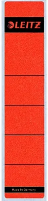 Produktbild von Leitz Spine Labels 61 x 285 mm, Red, Rot