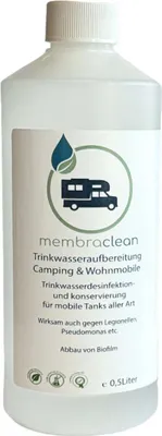 Produktbild von 0,5 Liter membraclean Trinkwasseraufbereitung Camping & Wohnmobile