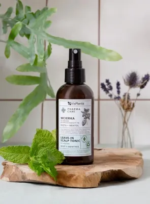 Zdjęcie produktu dla Vis Plantis Pharma Care - Wcierka Do Włosów Przetłuszczających Się, Mięta I Mentol, 150Ml