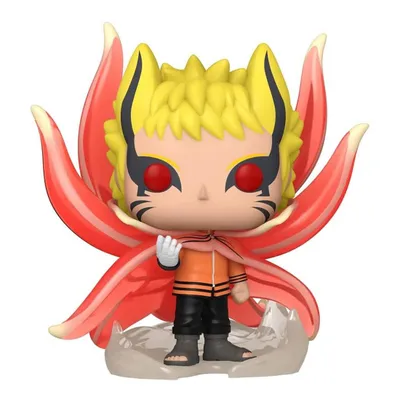 A Funko Pop! vinyl figure of Naruto in Baryon Mode.