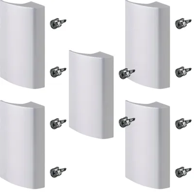 Produktbild von 5 x Balkontürgriff Aluminium Eloxal 85 x 40 x 20 mm