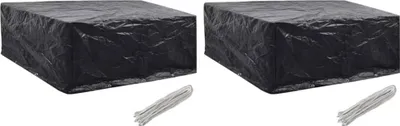 Obrázok produktu pre Ochranné obaly na záhradný nábytok 2 ks 260x260x90 cm 10 očiek