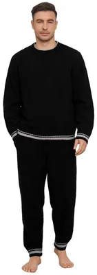 Image de Ensemble pyjama en polaire pour hommes, 2 pièces