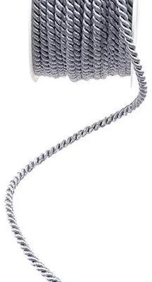 Acetatkordel, grau, 4 mm x 25 m