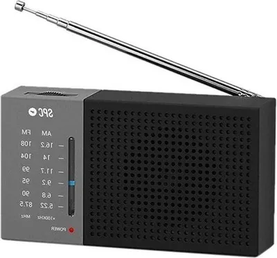 Zdjęcie produktu dla Kompaktowe radio AM/FM z dużym głośnikiem i zegarem analogowym
