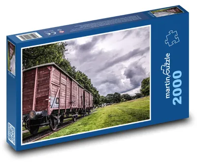 Obrázok produktu pre Puzzle 2000 Nákladný vagón na koľajniciach - martinpuzzle