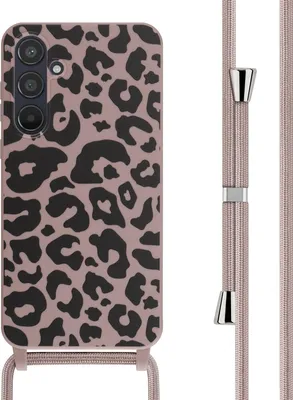 Zdjęcie produktu dla imoshion Silikonowe etui ze sznurkiem do Samsung Galaxy A55 - Animal Pink