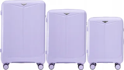 Produktbild von WINGS Reisekofferset COCKATIEL TSA Violett