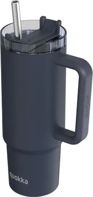 Zdjęcie produktu dla KUBEK TERMICZNY ZE SŁOMKĄ NA KAWĘ, na Herbatę, BPA Free, Termos z Uchwytem 950ml