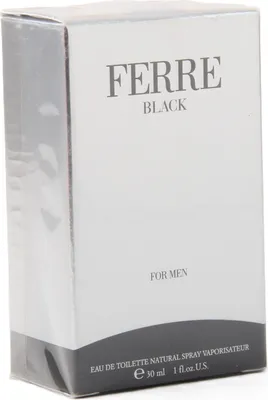 Produktbild von Ferre Black For Men Eau de Toilette Spray 30ml