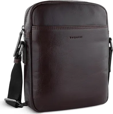 Produktbild von bugatti Leder Umhängetasche Savona Crossover Bag Brown dunkelbraun