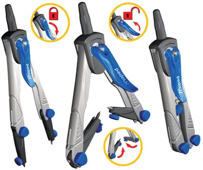 Produktbild von Maped Technic Concept Schulzirkel 5-teilig Länge: 150 mm