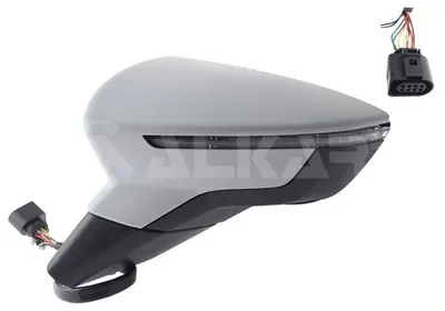 Produktbild von ALKAR 6145811 Außenspiegel Seitenspiegel Links für SEAT Arona (KJ7) Beheizt Konvex Grundiert Elektrisch