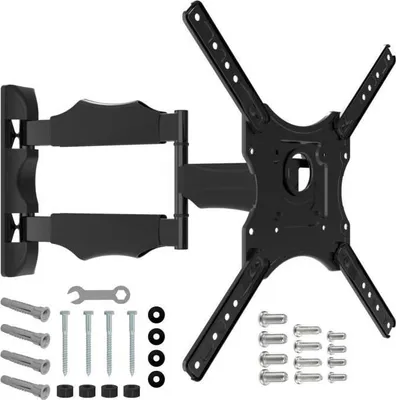 Immagine prodotto di NANOOK Supporto a parete regolabile per televisori da 32-55 pollici - Inclinazione - Supporto a parete per televisori LCD, LED, QLED e OLED