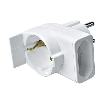 Produktbild von Kombi-Duplex-Stecker weiß