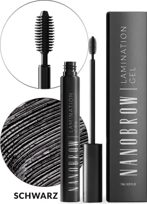 Produktbild von Augenbrauengel Schwarz Nanobrow Lamination Gel Black - Styling und Make-up