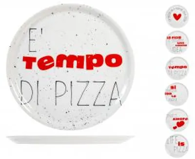 Immagine prodotto di HOMe Set 6 Piatti I Love Pizza Cm33