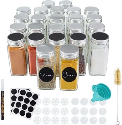 Obrázok produktu pre Tidies koreničky - Set 12 alebo 24 ks sklenených koreničiek s etiketami