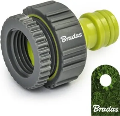 Produktbild von Schlauchkupplung Reparator Schlauchverbinder Hahnanschluß 1/2" 3/4" 1" Bradas 21. Hahnanschluß 1" - 3/4" Adapter