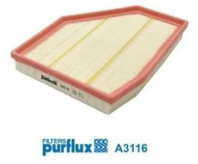 Produktbild von Luftfilter PURFLUX A3116 für BMW 5 Limousine (G30, F90) Filtereinsatz
