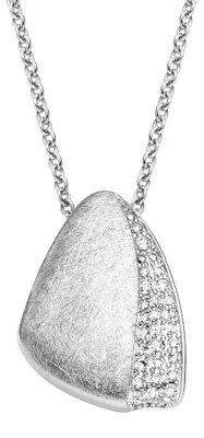Produktbild von Viventy Halskette mit Anhänger Damen Eismatt Zirkonia Silber 787572