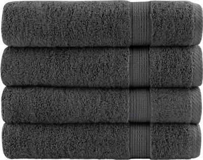 Produktbild von Premium Badetücher SOLUND 4 Stk. Anthrazit 100x150 cm 600 g/m²