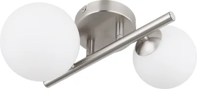 Immagine prodotto di Plafoniera soggiorno Lampada da soffitto a LED faretto da soffitto 2 fiamme globo 56140-2W