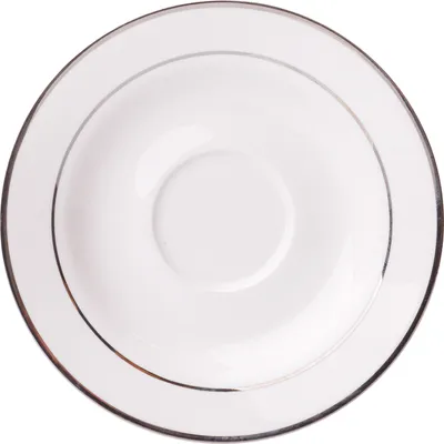 Produktbild von AMBITION Aura Silver 12,5 cm - Porzellan Teller / Untertasse / Geschirr