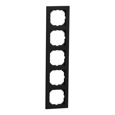 Image de Merten Cadre 5x noir mat MEG4050-3603 (MEG4050-3603)