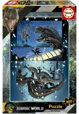 Zdjęcie produktu dla Puzzle EDUCA Jurassic World, 300 elementów
