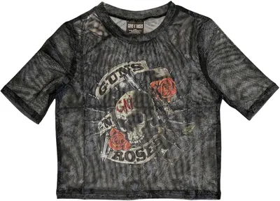 Produktbild von Guns N Roses - "Firepower" Kurzes Top für Damen RO5806 (XXL) (Schwarz)
