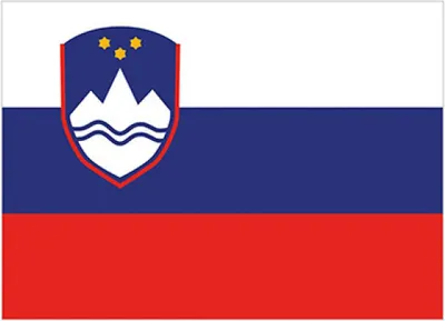 Produktbild von Printwear | Fahne Slowenien / 90 x 150 cm - Farbe: Slovenia - Größe: 90 x 150 cm