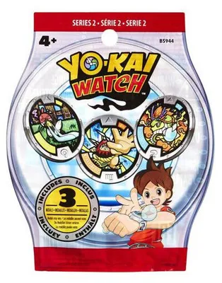 Productafbeelding van Hasbro Yo-Kai Watch verzamelmedailles, zakje met 3 stuks